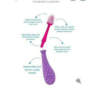 Eco natural toothbrush kids Big Kidz® Replaceable Head Forever Brush® (6yrs+)